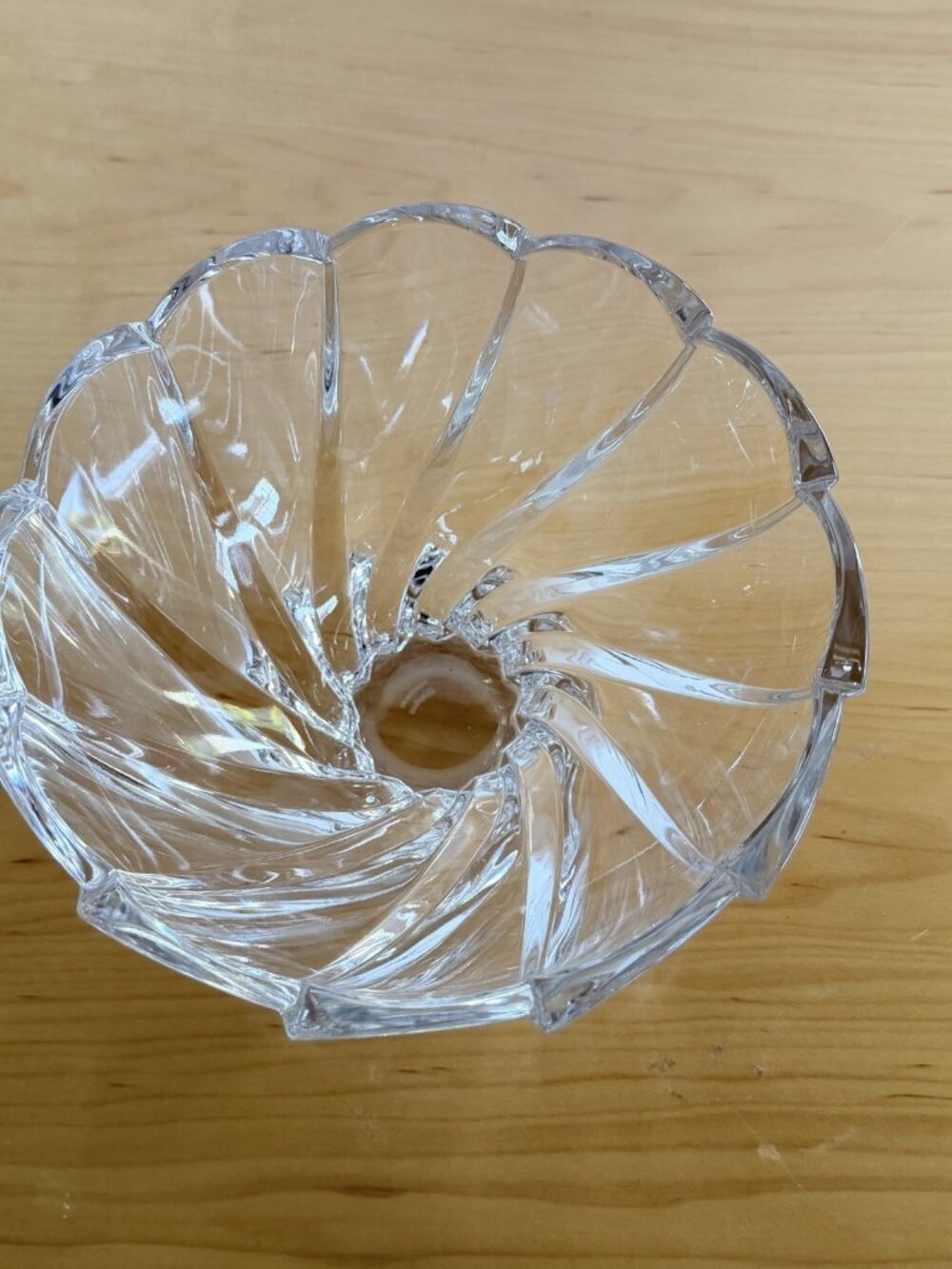 Marquis by Waterford Crystal Bowl‎ Swirl Pattern Clear Glass Gift Decor - Picture 2 of 10